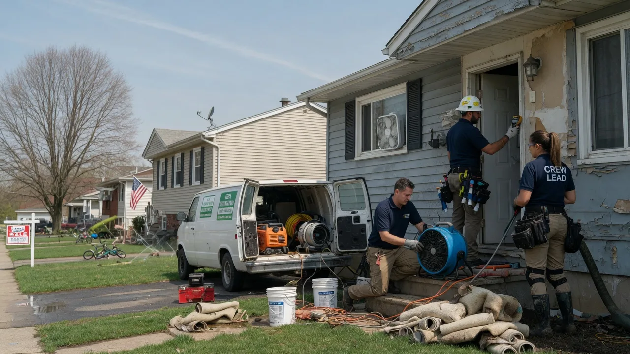 Flood Cleanup in East Galesburg, IL near me
