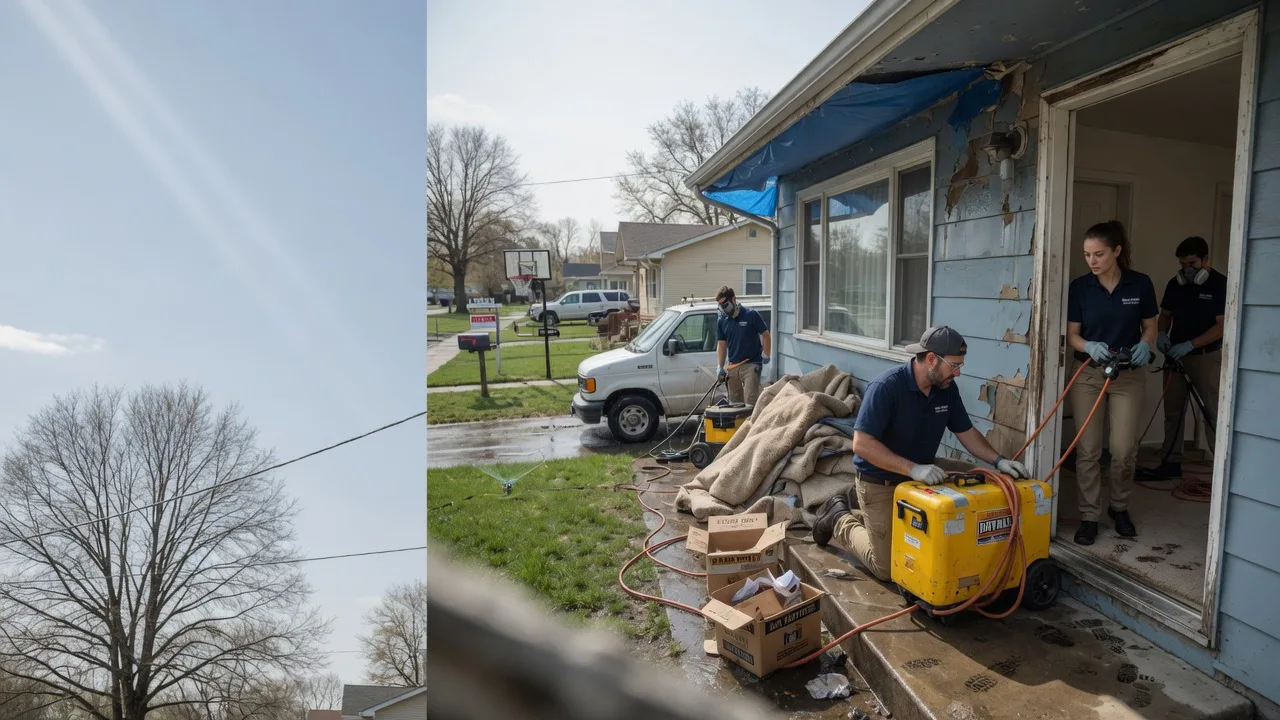 Basement Flood Cleanup in East Galesburg, IL near me